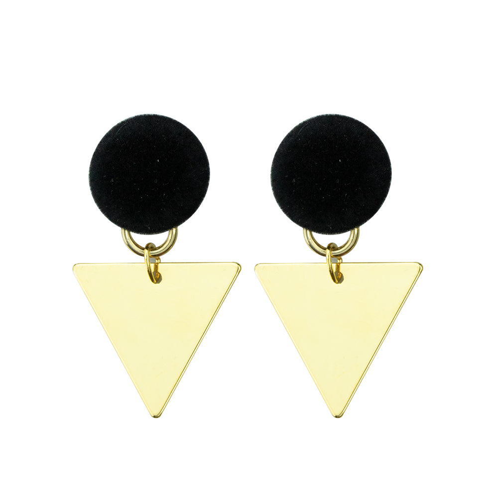 Earring-Spear-Black