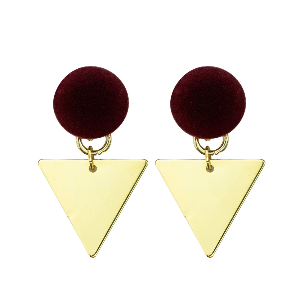 Earring-Spear-Bordeaux