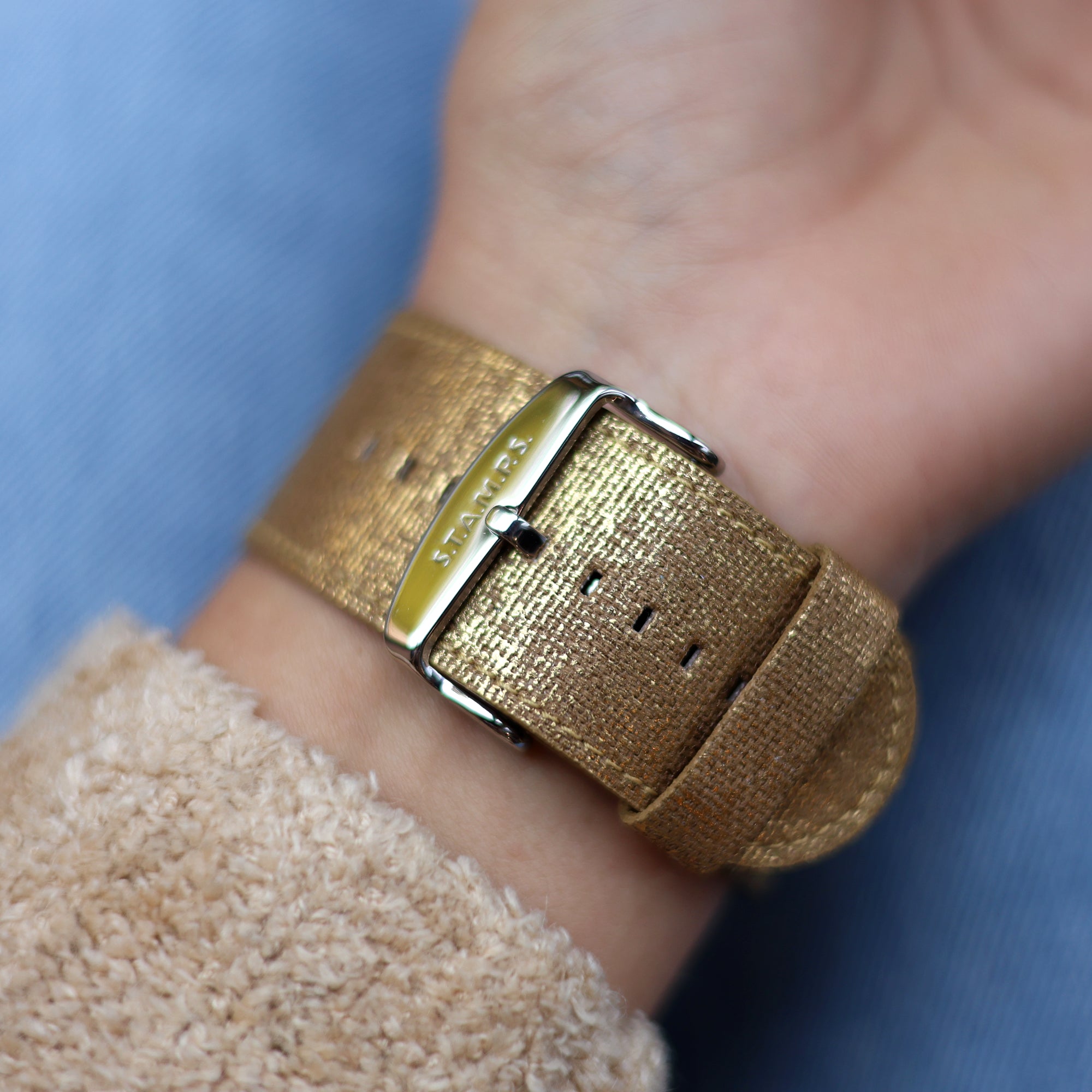 STAMPS_Strap_Antique_Gold