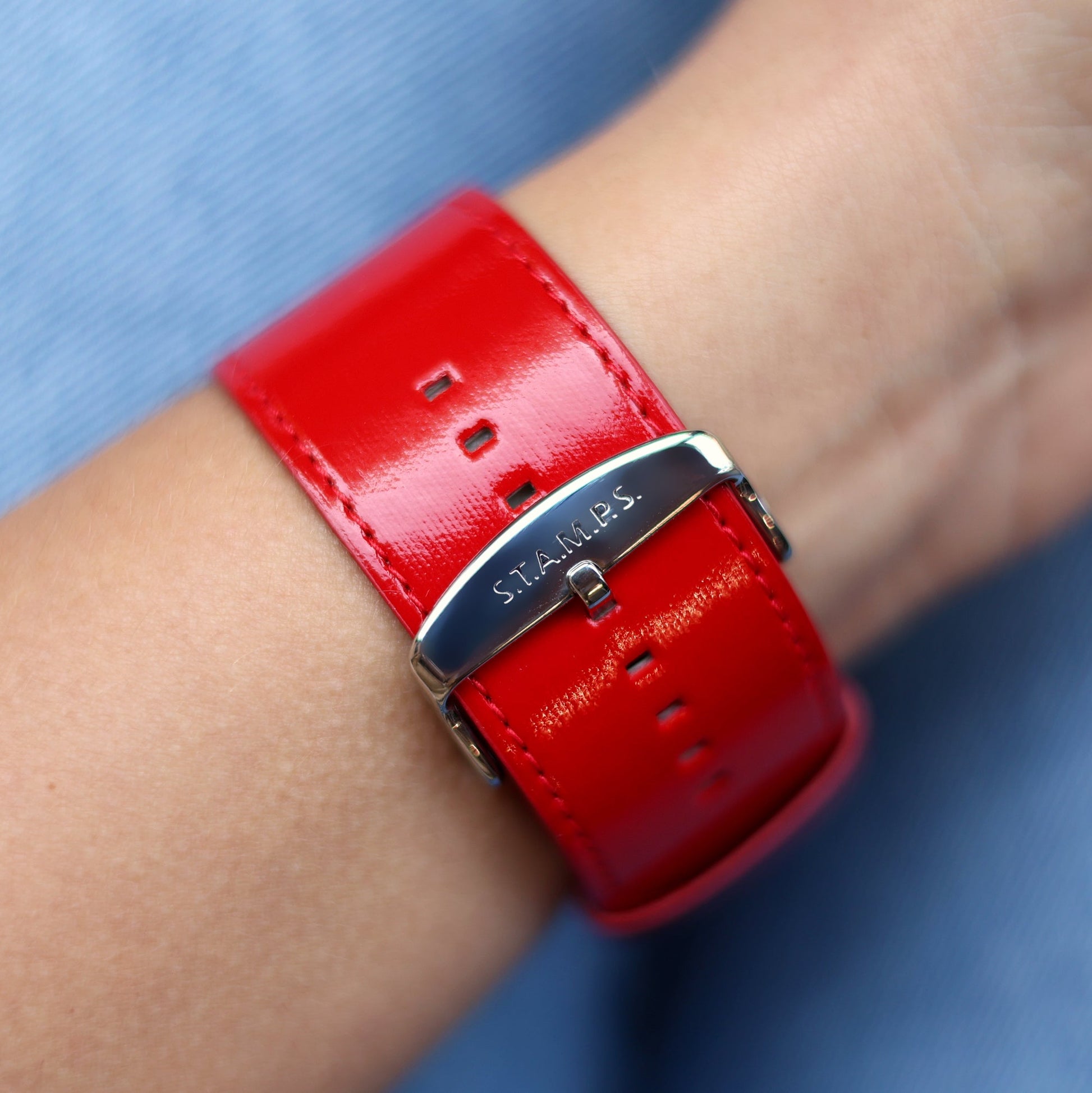 STAMPS_Strap_Glossy_Red