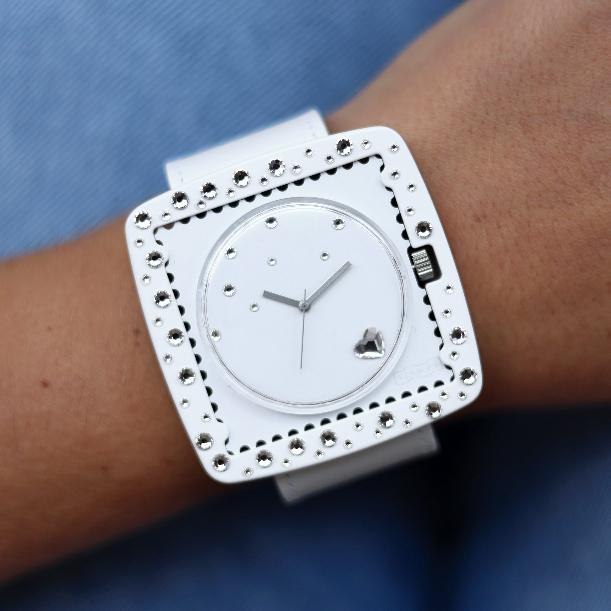 STAMPS_Watch_Diamond_Funky_WHite