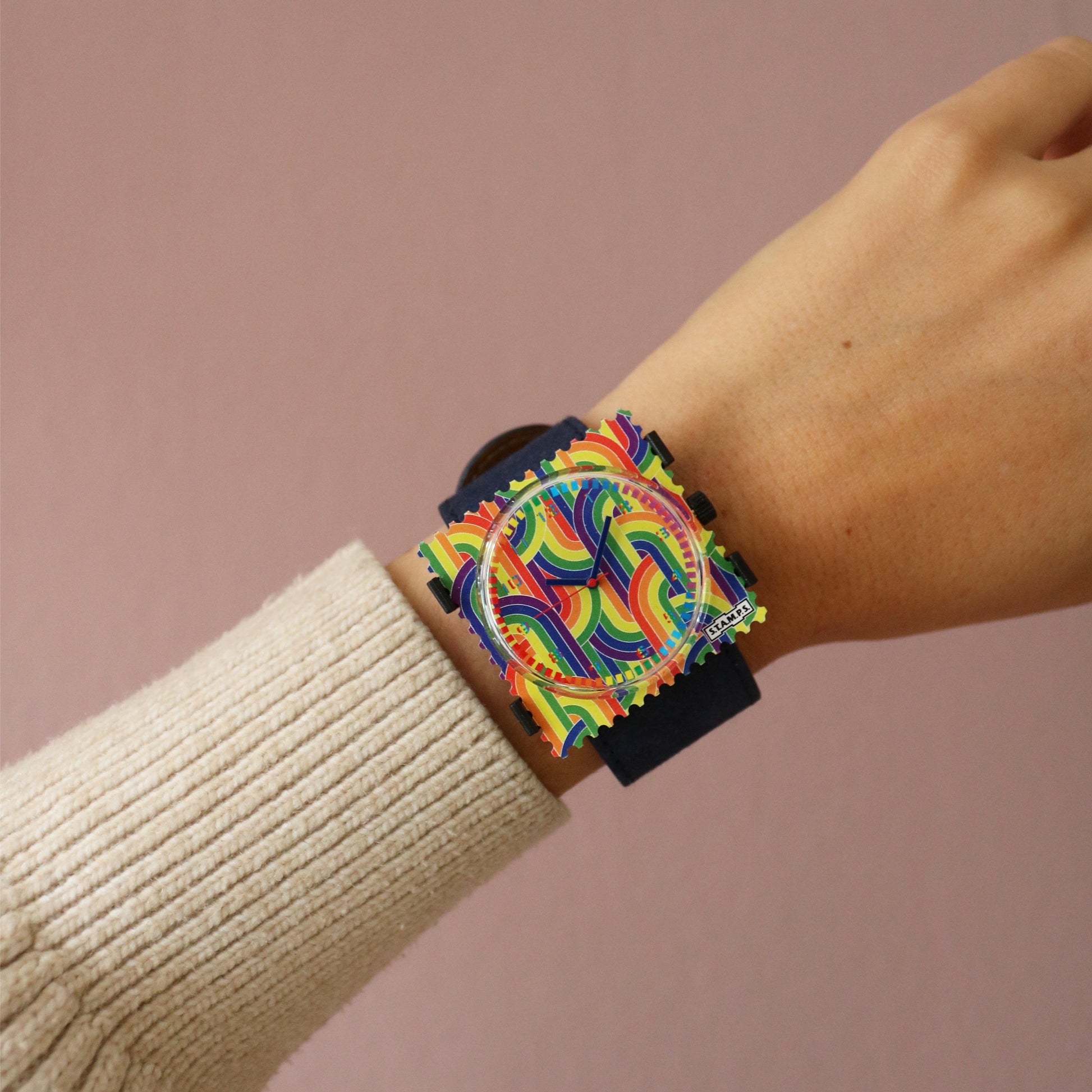 retro_rainbow_stampstexx_nautical_blue