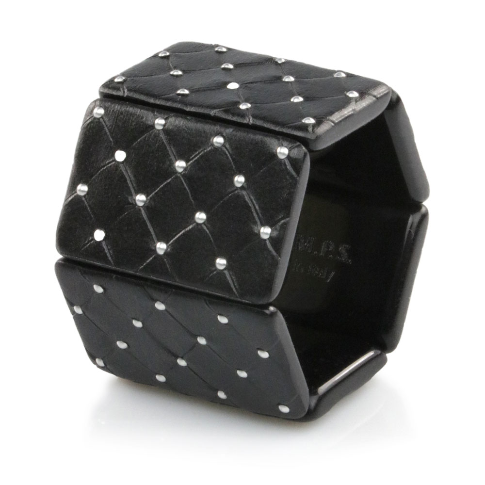 Armband Belta Royal Black Silber Stamps S.T.A.M.P.S 